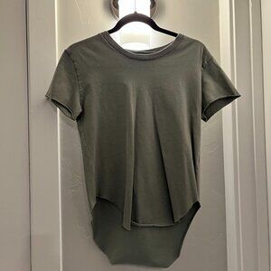 Frank & Eileen High-Low Raw Hem Tee Shirt Size XS